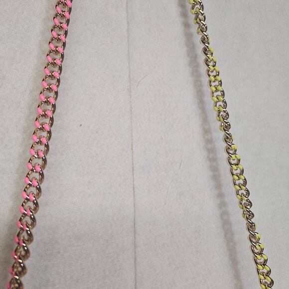 NWT Pitusa Macrame Chain Mini Bag Mixed Pink - Picture 4 of 9